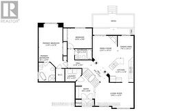 Main level floor plan -