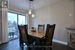 Dining Area with Patio Doors to Deck -