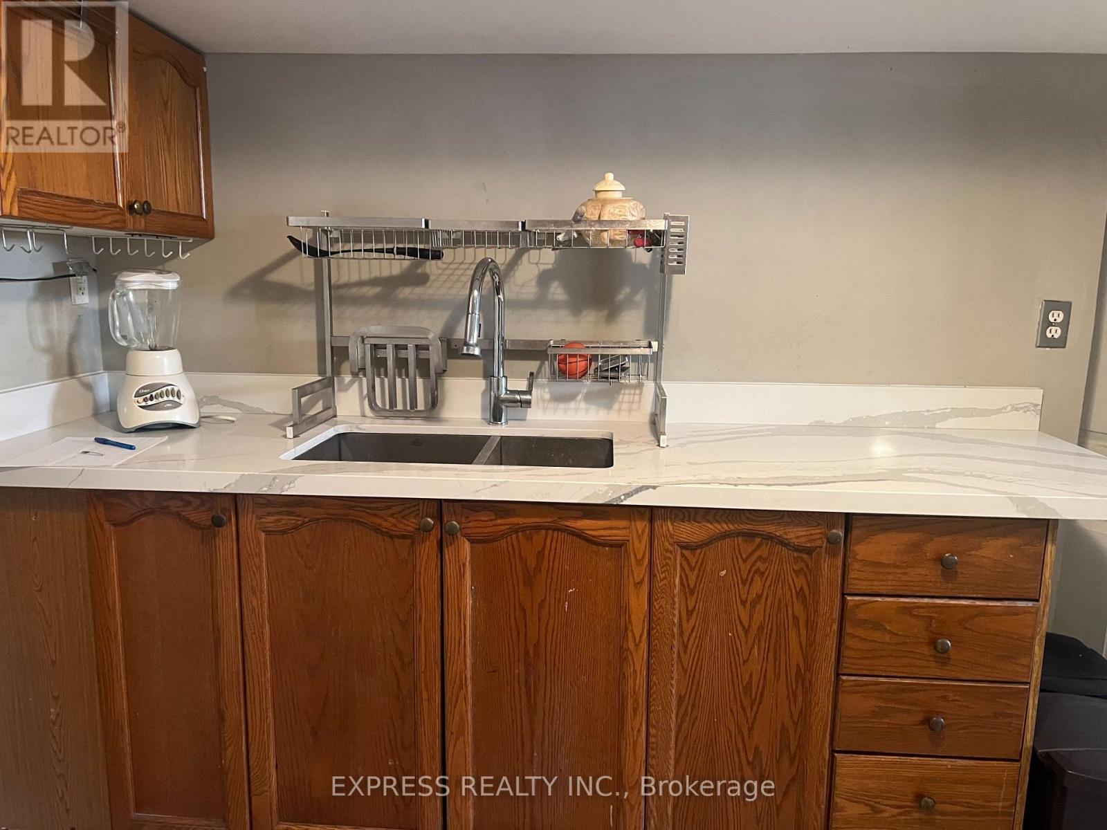 Bsmt - 80 Taunton Road W, Oshawa, ON - Indoor Photo Showing Kitchen With Double Sink