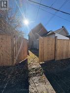 entrance to backyard from laneway -