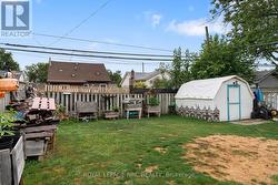 Back Yard with Shed -