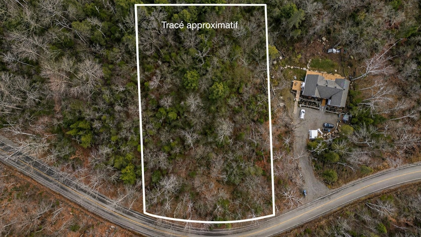 Aerial View - Ch. De Mont-Rolland, Saint-Hippolyte, QC