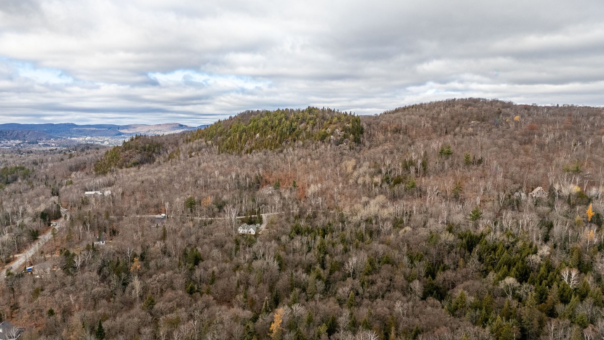 Aerial View - Ch. De Mont-Rolland, Saint-Hippolyte, QC