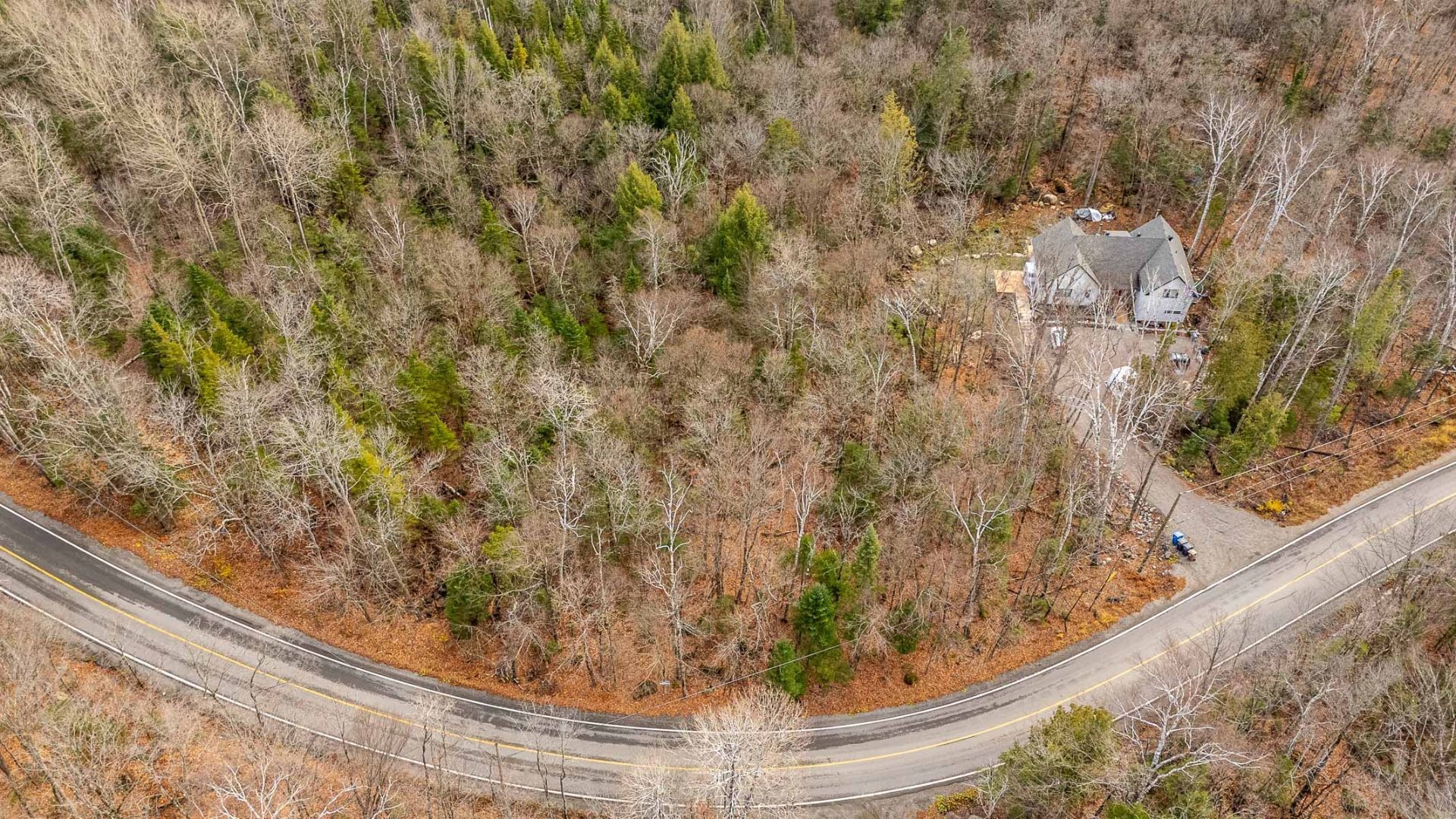 Aerial View - Ch. De Mont-Rolland, Saint-Hippolyte, QC