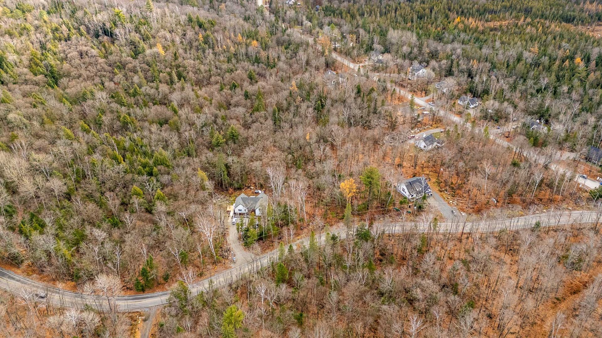 Aerial View - Ch. De Mont-Rolland, Saint-Hippolyte, QC