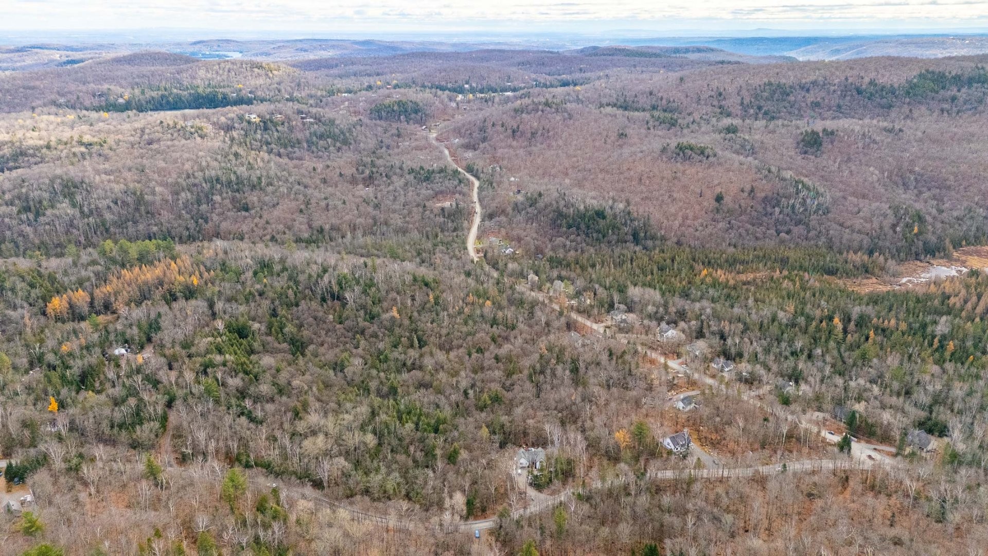 Aerial View - Ch. De Mont-Rolland, Saint-Hippolyte, QC