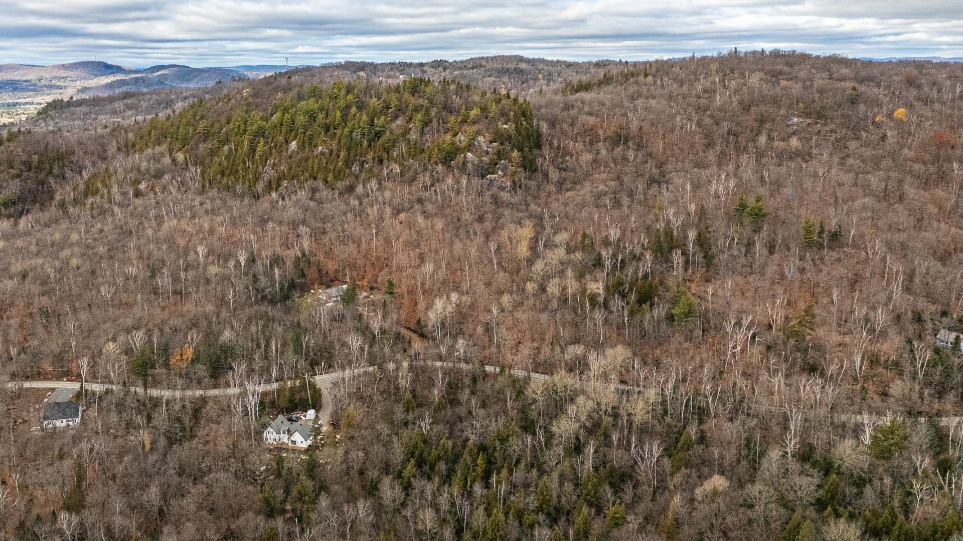 Aerial View - Ch. De Mont-Rolland, Saint-Hippolyte, QC