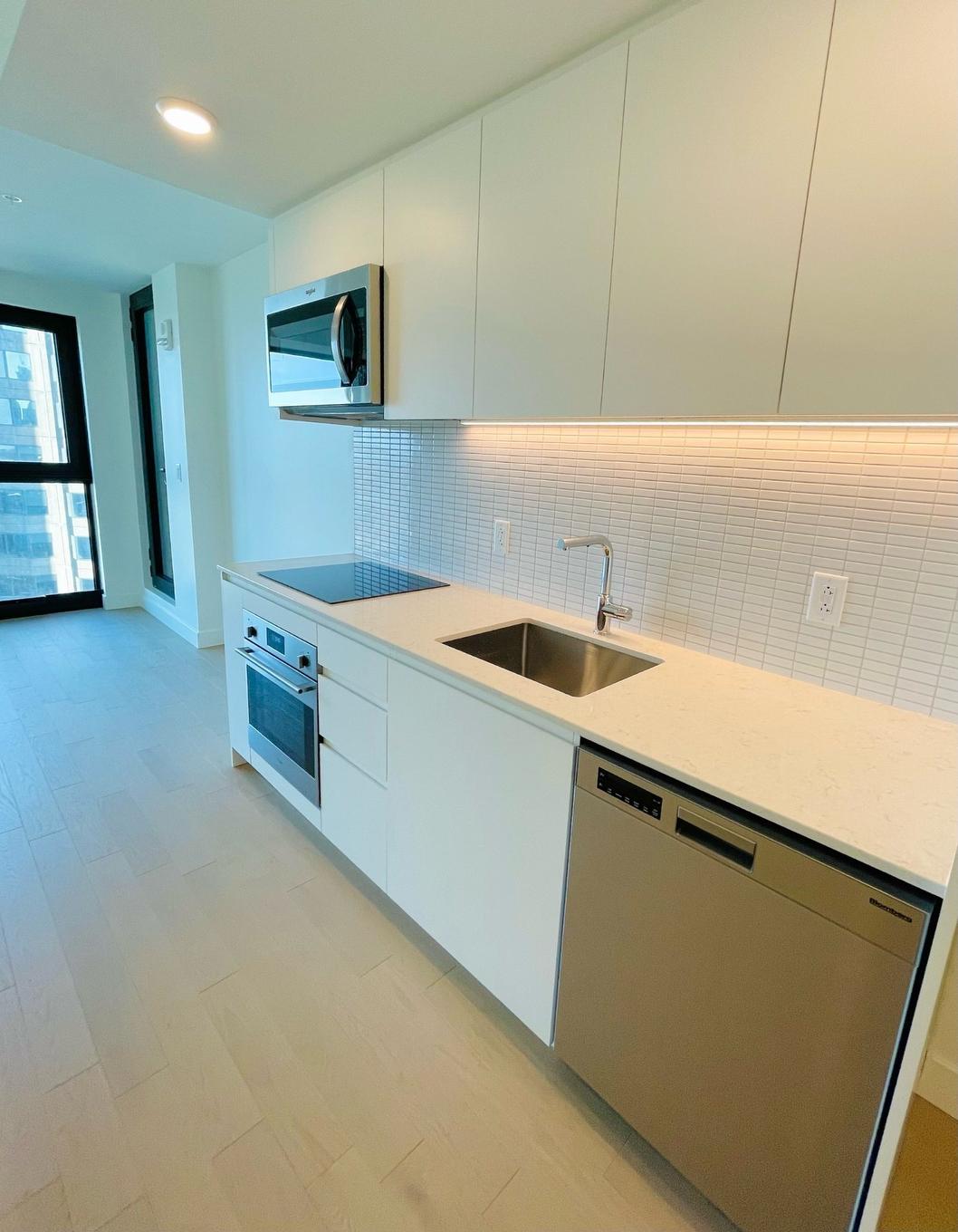 Kitchen - 3408-1210 Rue Jeanne-Mance, Montréal (Ville-Marie), QC - Indoor Photo Showing Kitchen