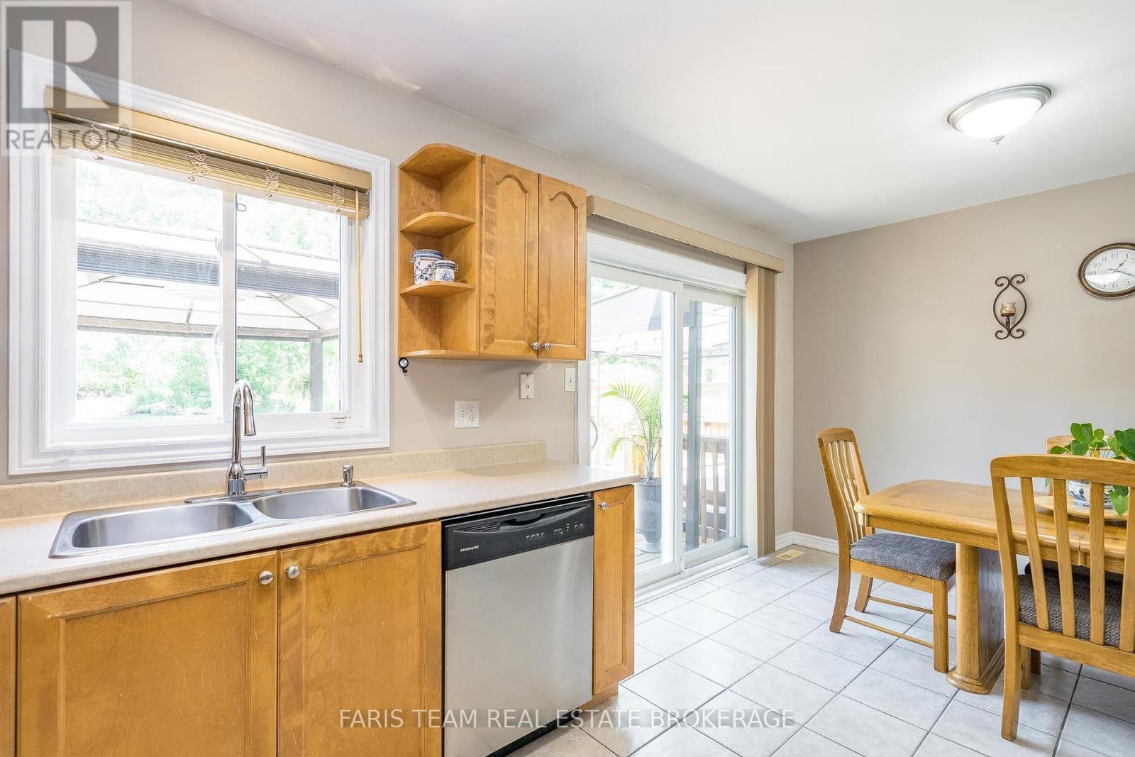 290 Edgehill Drive, Barrie, ON - Indoor Photo Showing Kitchen With Double Sink