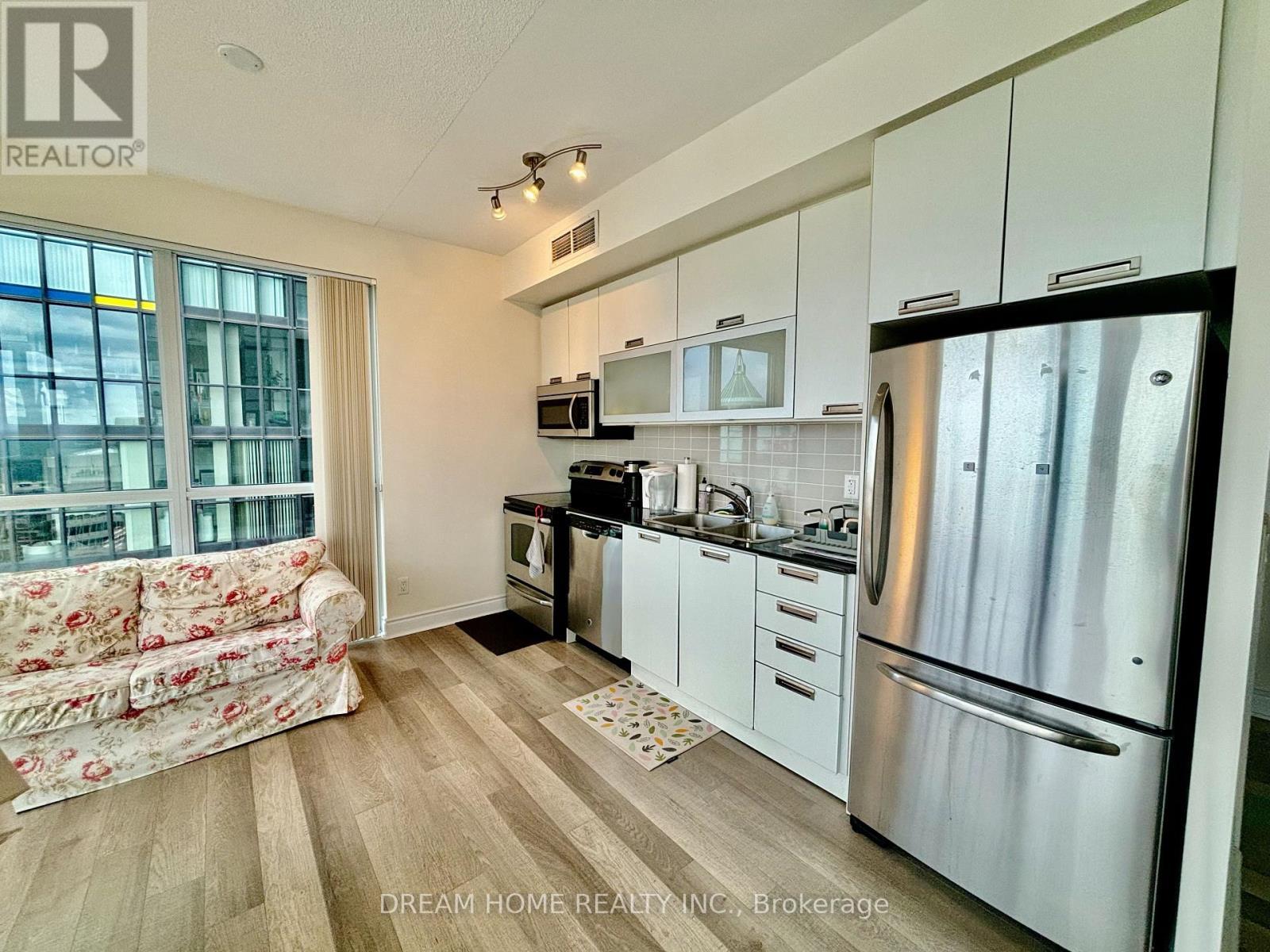 2802 - 28 Ted Rogers Way, Toronto, ON - Indoor Photo Showing Kitchen With Stainless Steel Kitchen