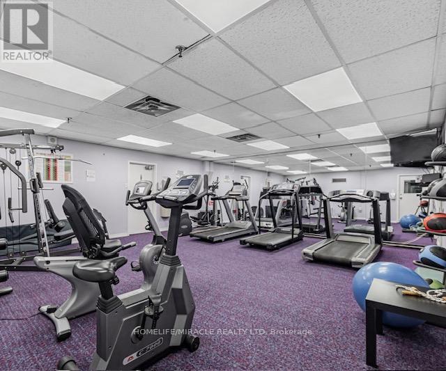 207 - 44 Falby Court, Ajax, ON - Indoor Photo Showing Gym Room