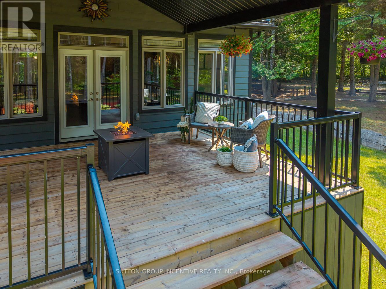 7070 93 Highway, Tiny, ON - Outdoor With Deck Patio Veranda With Exterior