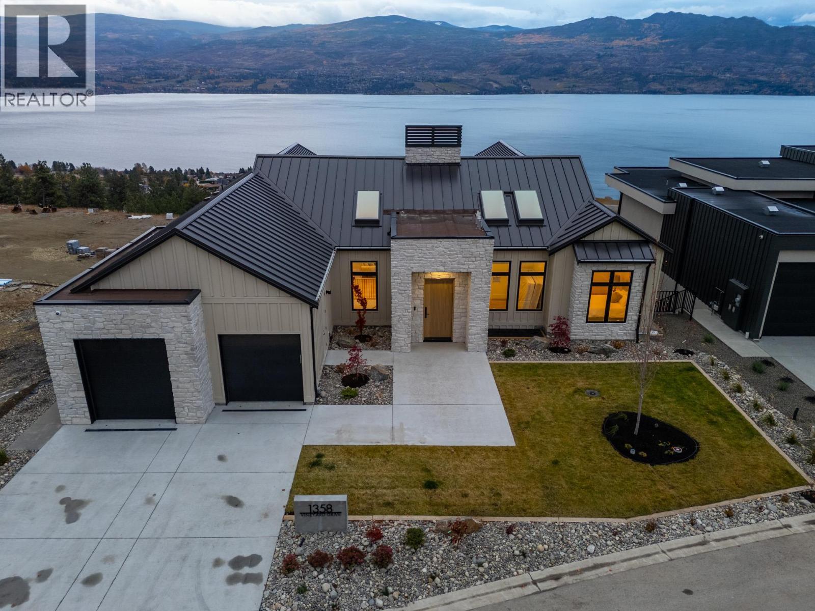 1359 Vineyard Drive, West Kelowna, BC - Outdoor With Body Of Water