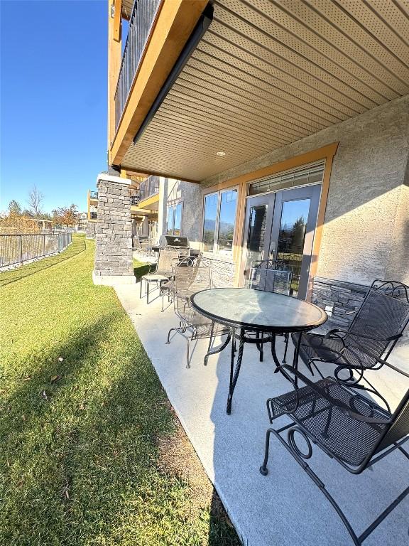 211D-200 Bighorn Boulevard, Radium Hot Springs, BC - Outdoor With Deck Patio Veranda