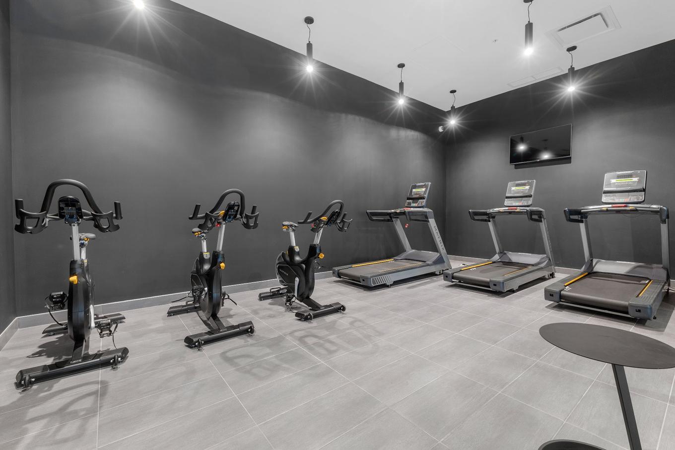 Exercise room - 4916-1210 Rue Jeanne-Mance, Montréal (Ville-Marie), QC - Indoor Photo Showing Gym Room