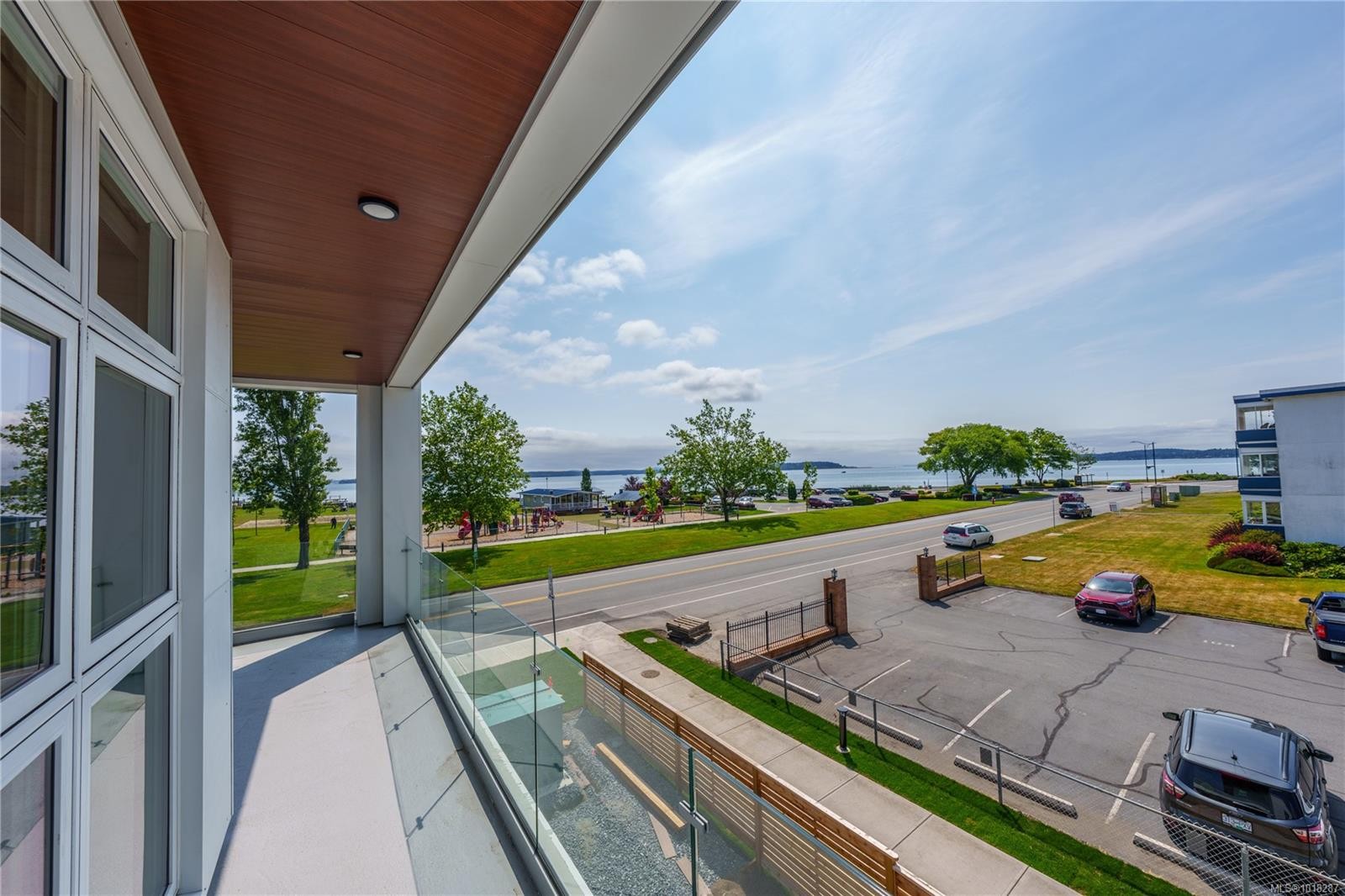 204-9570 Fifth St, Sidney, BC - Outdoor With Body Of Water With Deck Patio Veranda With View With Exterior