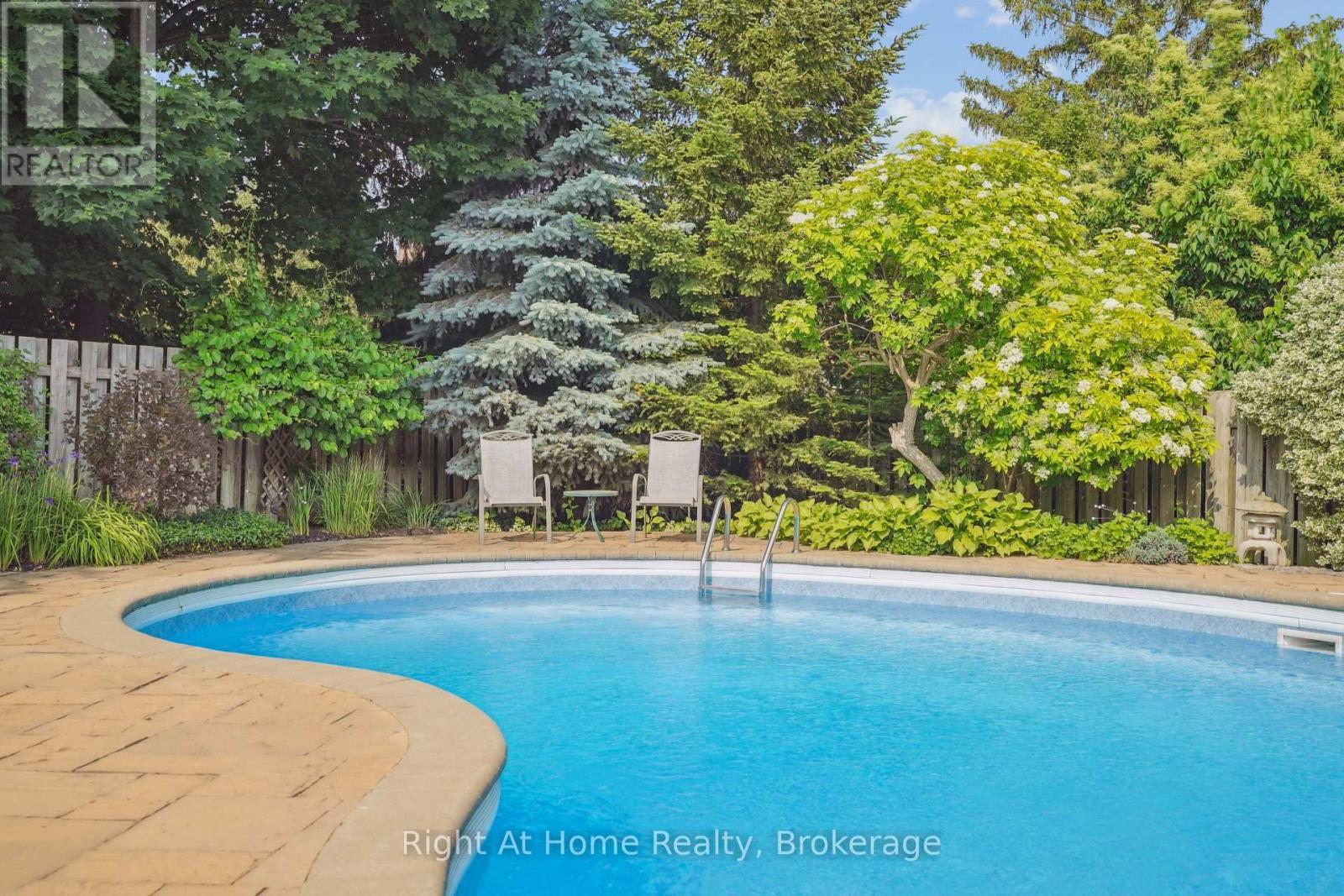 1445 Golden Meadow Trail, Oakville (Fa Falgarwood), ON - Outdoor With In Ground Pool With Backyard