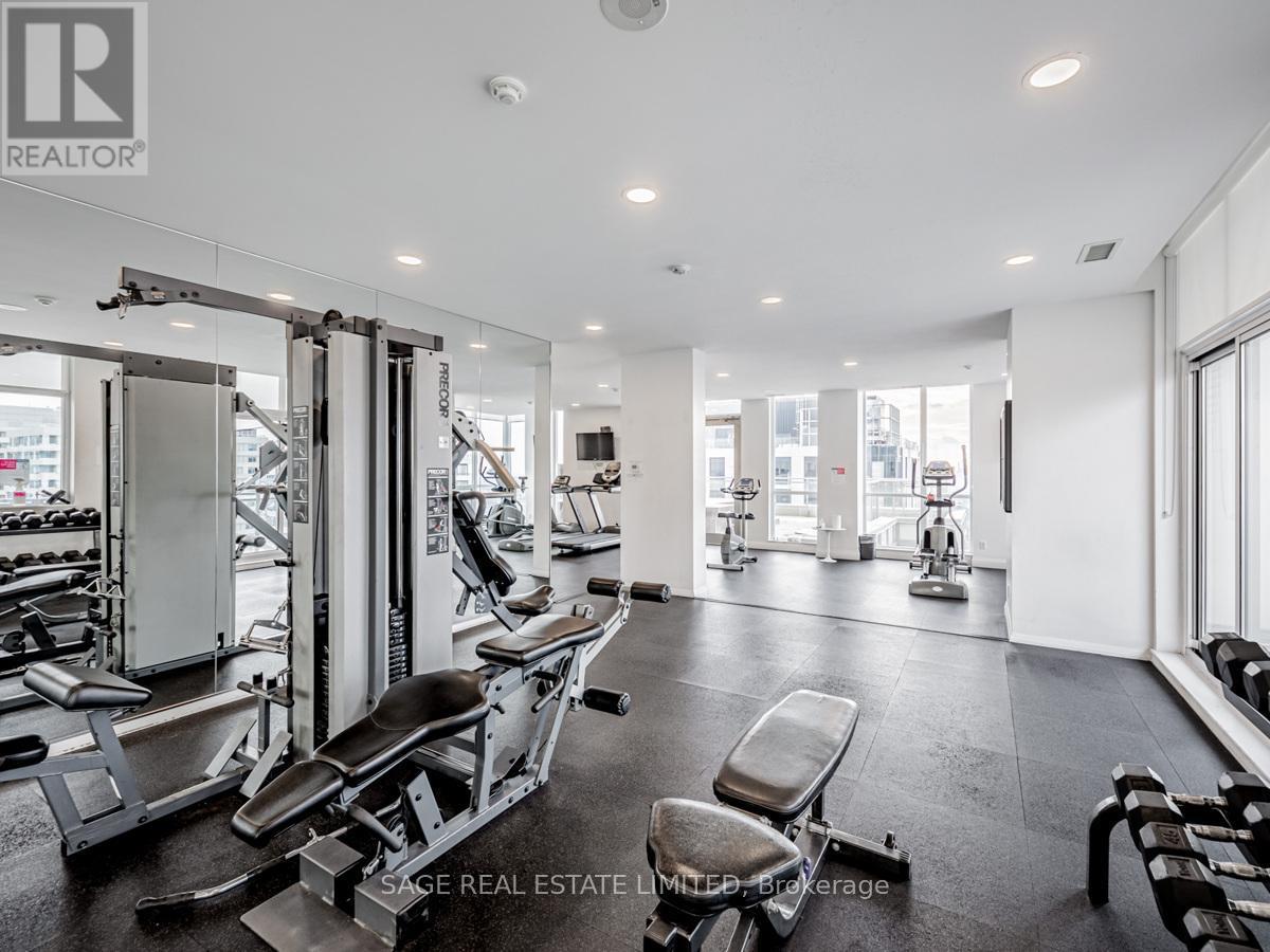 507 - 83 Redpath Avenue, Toronto, ON - Indoor Photo Showing Gym Room