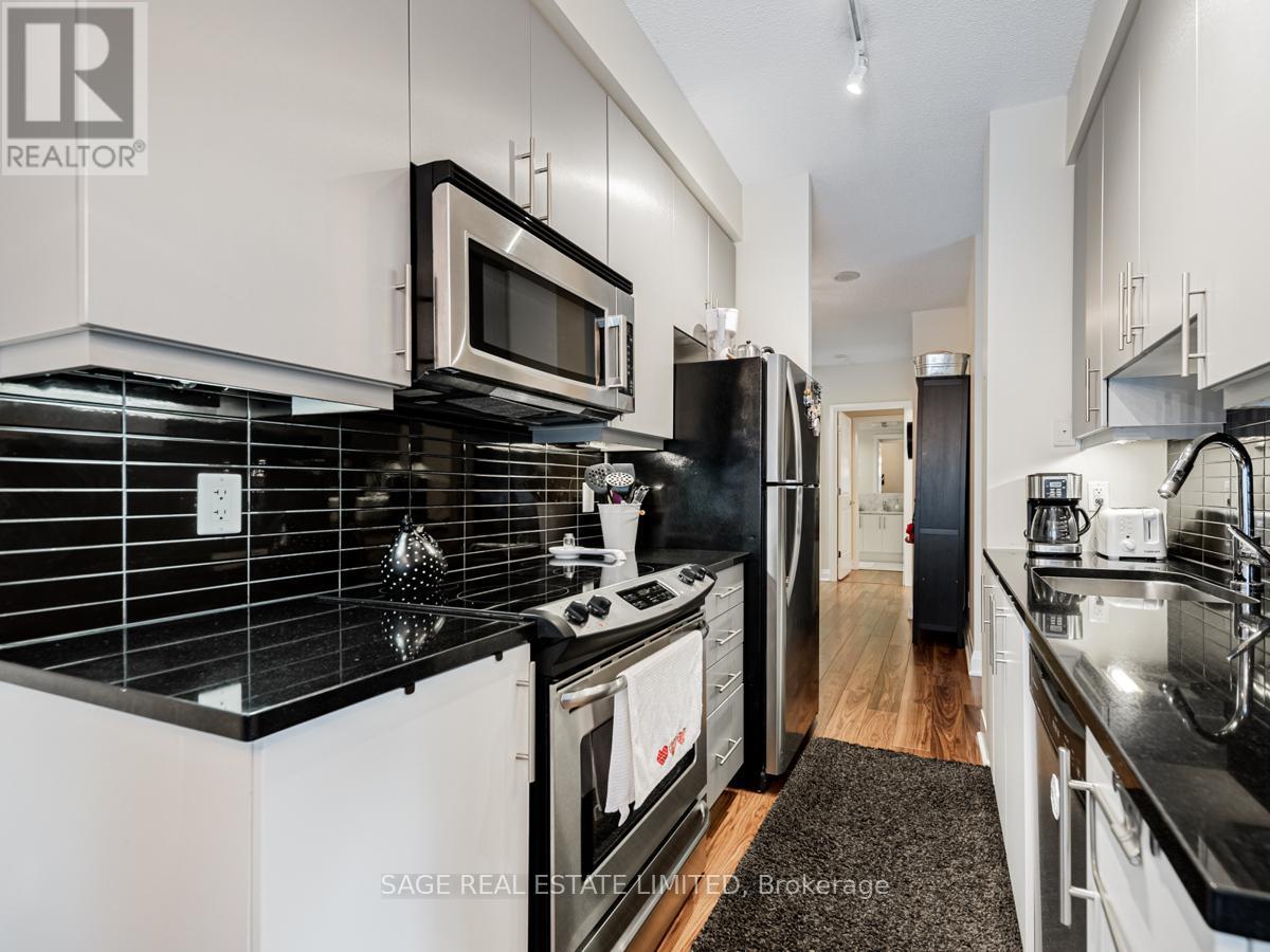 507 - 83 Redpath Avenue, Toronto, ON - Indoor Photo Showing Kitchen With Double Sink With Upgraded Kitchen