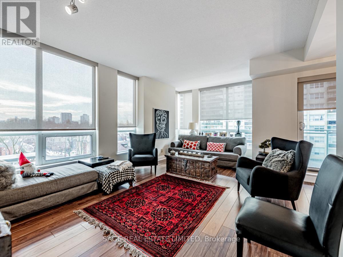 507 - 83 Redpath Avenue, Toronto, ON - Indoor Photo Showing Living Room