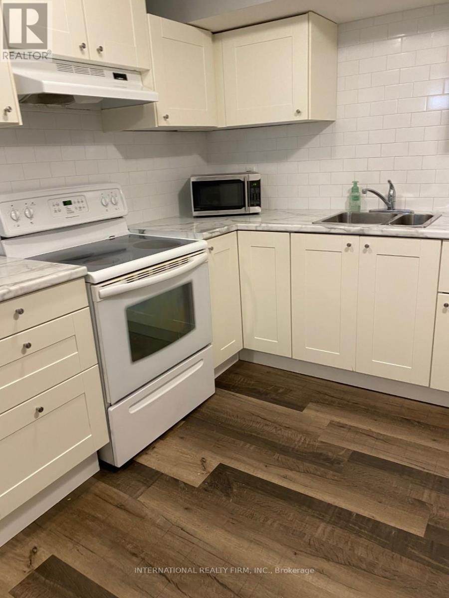 Bsmt - 75 Ferguson Drive, Barrie, ON - Indoor Photo Showing Kitchen With Double Sink