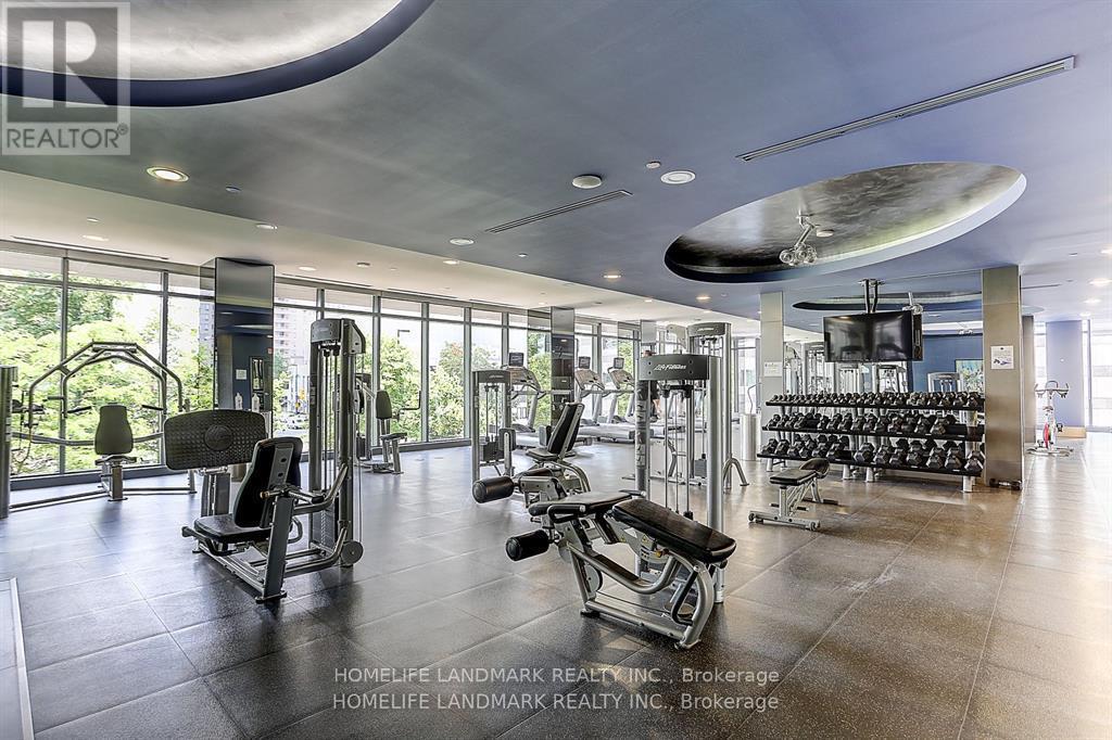 208 - 5162 Yonge Street, Toronto, ON - Indoor Photo Showing Gym Room