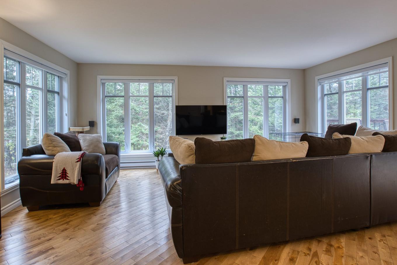 Living room - 67 Mtée Des Samares, Sainte-Agathe-Des-Monts, QC - Indoor Photo Showing Living Room