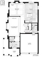 The Perry Elevation A - Main Floor Plan -