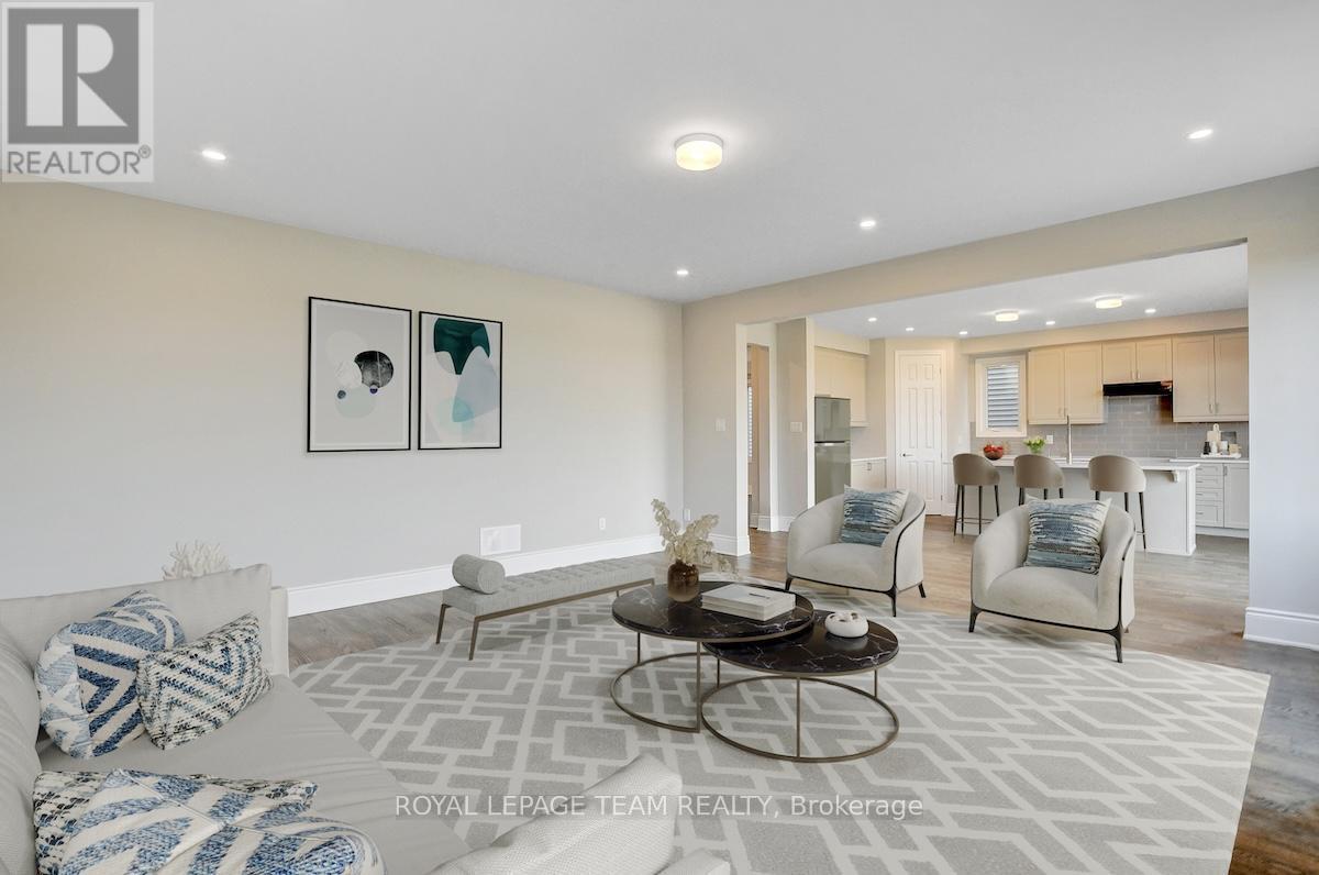 Great room | open to the Kitchen - 1038 Charolais Place, Ottawa, ON - Indoor Photo Showing Living Room