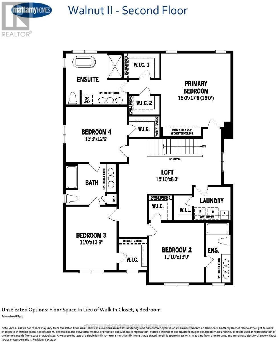 2nd | 4 bedroom Floor plan - 1038 Charolais Place, Ottawa, ON - Other