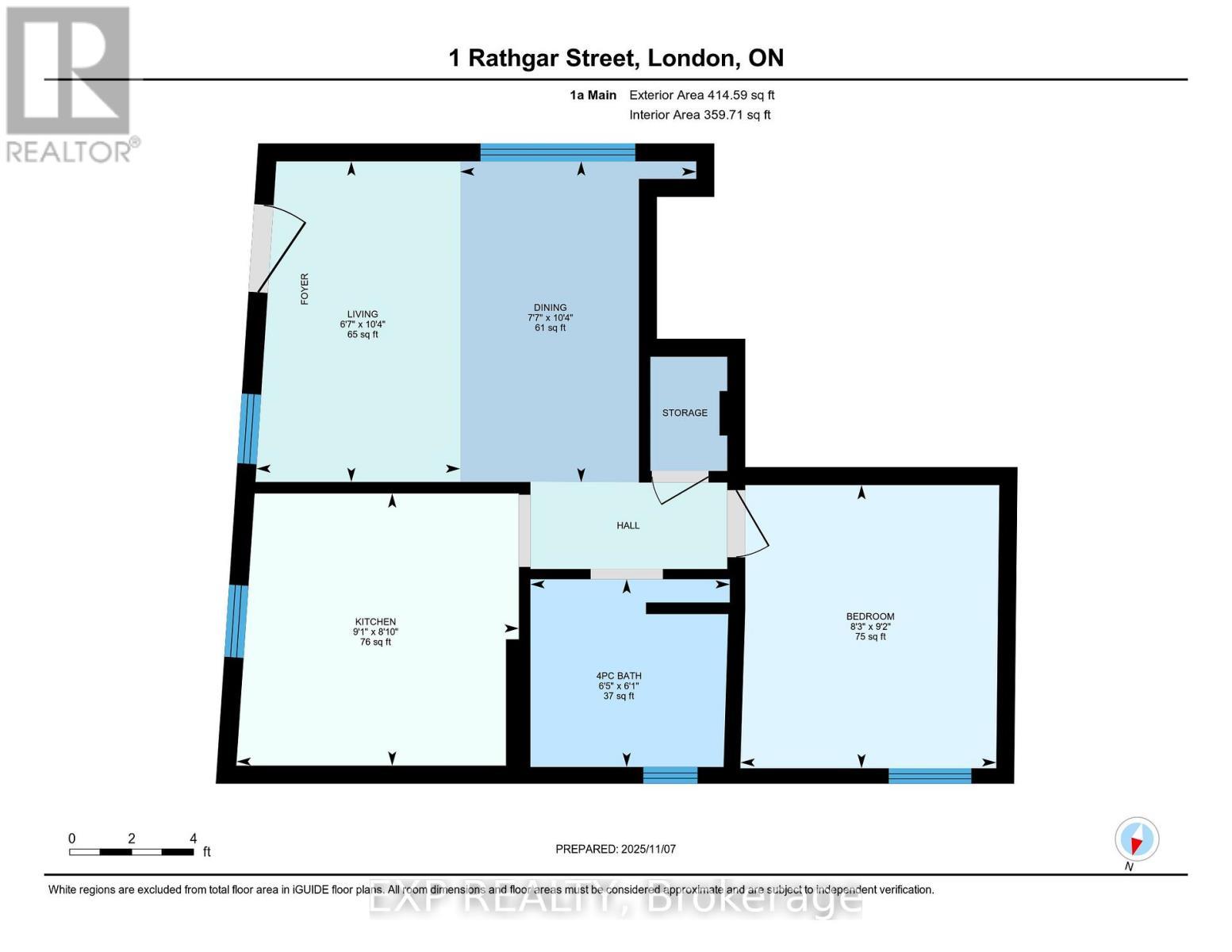 Unit 1A Floor Plan - 1 Rathgar Street, London East (East L), ON - Other