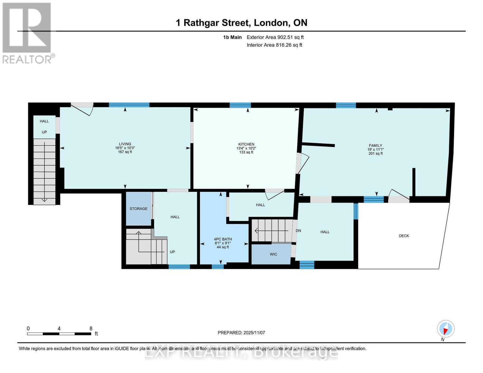 Unit 1B Main Floor Plan - 1 Rathgar Street, London East (East L), ON - Other