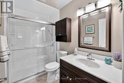Main floor washroom with easily accessible shower. -