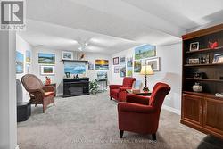 The perfect family room...warm and cozy! -