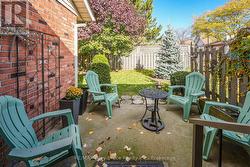 Enjoy afternoons on your private rear terrace. -