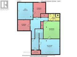 multiple finished rooms in lower level + full bath -