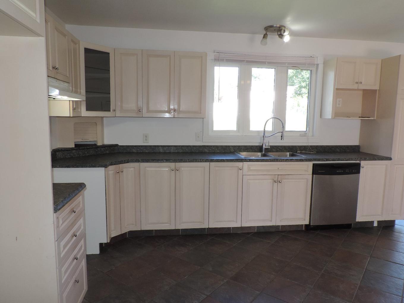 Kitchen - 58 Rue Des Peupliers, Lebel-Sur-Quévillon, QC - Indoor Photo Showing Kitchen With Double Sink