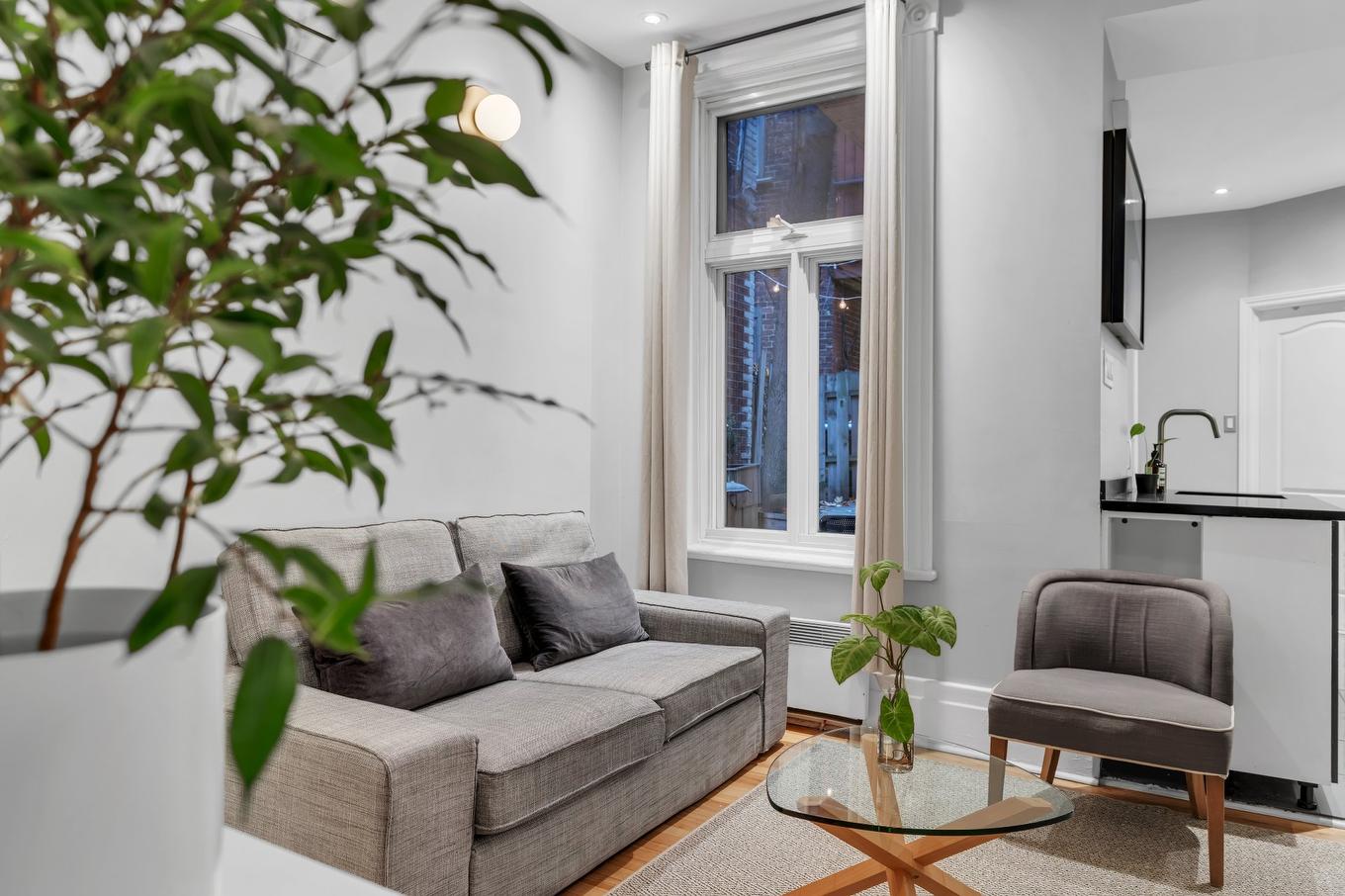 Living room - 415 Rue Boucher, Montréal (Le Plateau-Mont-Royal), QC - Indoor Photo Showing Living Room