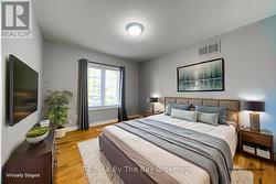 bedroom 2 with virtual furniture -