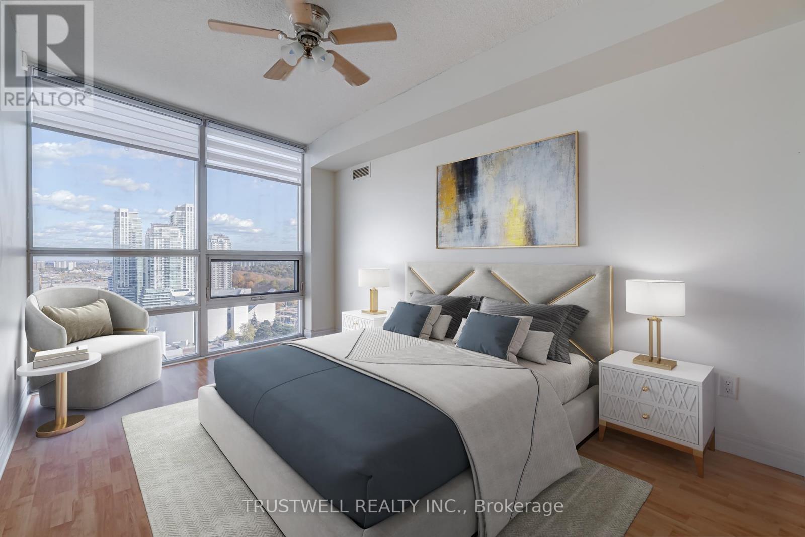2007 - 83 Borough Drive, Toronto, ON - Indoor Photo Showing Bedroom