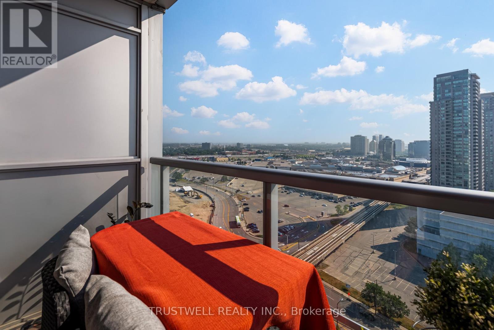 2007 - 83 Borough Drive, Toronto, ON - Outdoor With Balcony With View