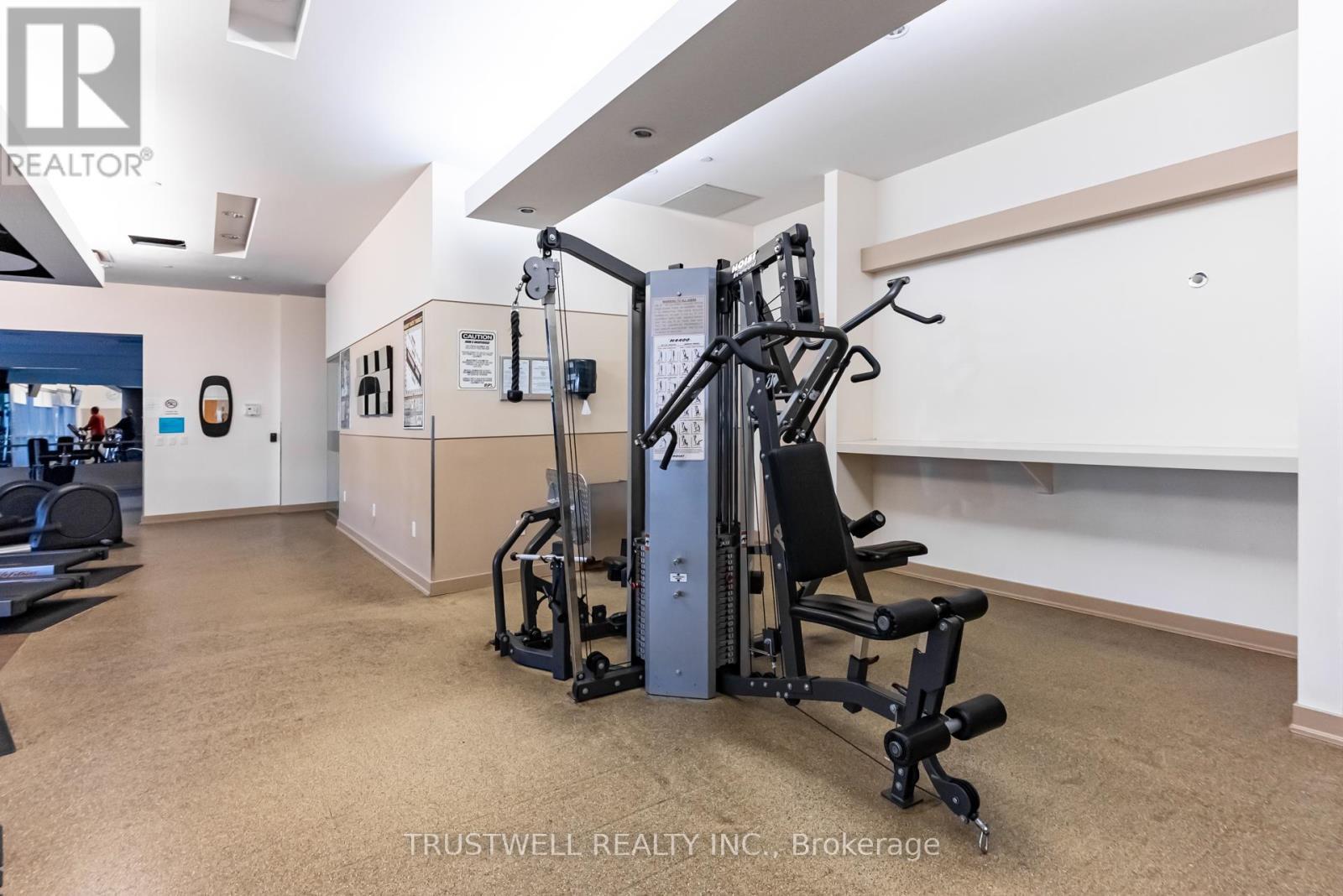 Exercise Room - 2007 - 83 Borough Drive, Toronto, ON - Indoor Photo Showing Gym Room