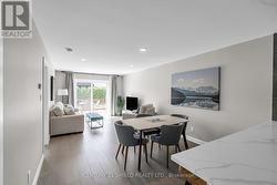 Dining area and living room -