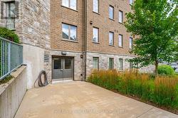 Bike storage entrance -