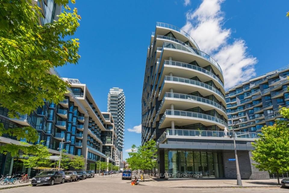 307-1 Edgewater Drive, Toronto, ON - Outdoor With Balcony With Facade