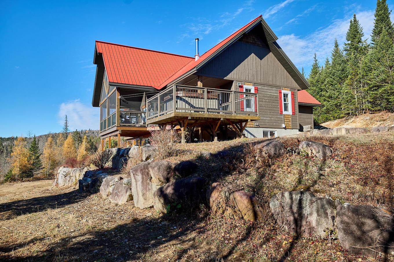 Exterior - 6265 Ch. Des Hauteurs, Sainte-Adèle, QC - Outdoor With Deck Patio Veranda