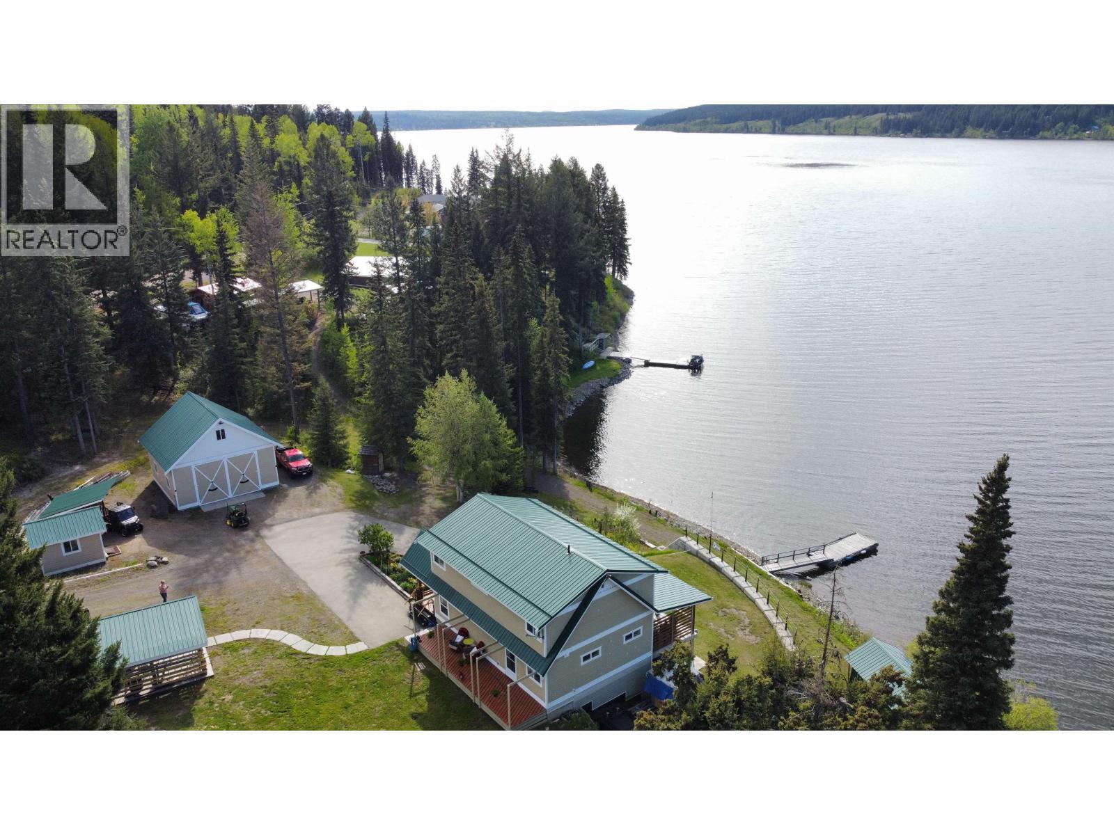 6627 Mcnolty Road, 100 Mile House, BC - Outdoor With Body Of Water With View