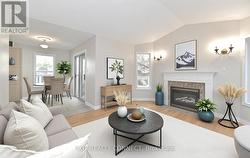 Virtually Staged Family Room -