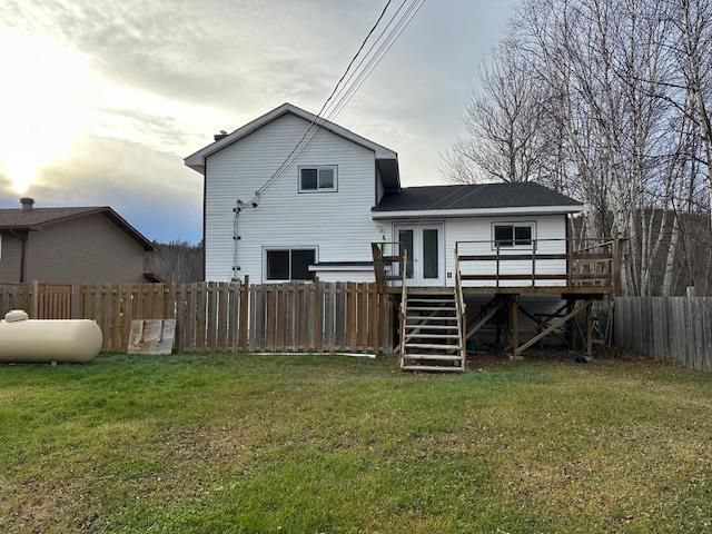 113 Centennial Drive, Schreiber, ON - Outdoor With Deck Patio Veranda