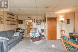 Living room off of the kitchen -